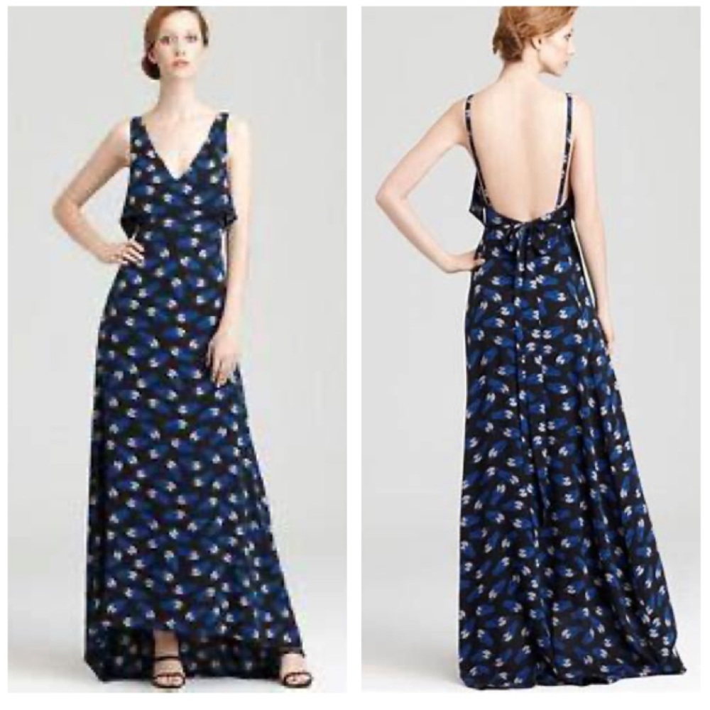 EUC DVF Therese maxi dress size 6
